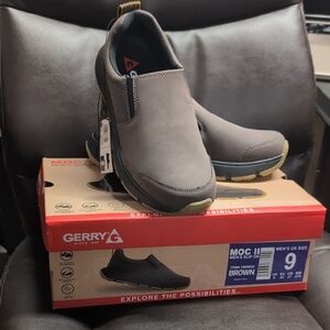 Gerry Weber Gray-Brown Slip-On Moccasin Loafer